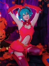 064 Hidori Rose - Miku Halloween Devil cosplay by Hidori Rose(9)